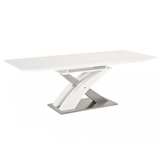 Stół rozkładany ralf 140-180x85cm biały do jadalni