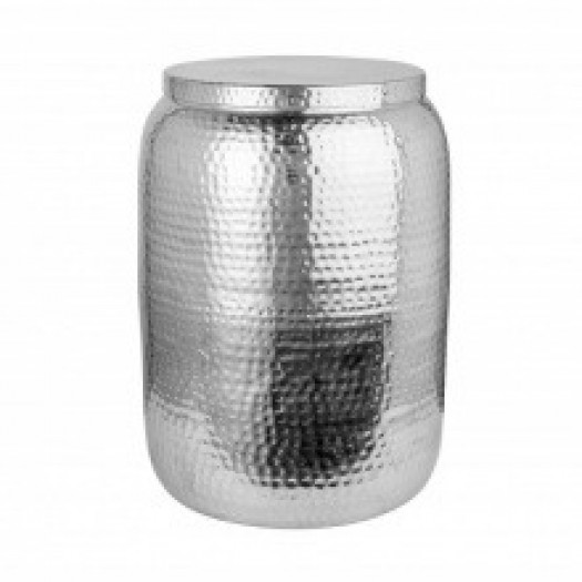 stolik aluminiowy orient storage 35 cm srebrny