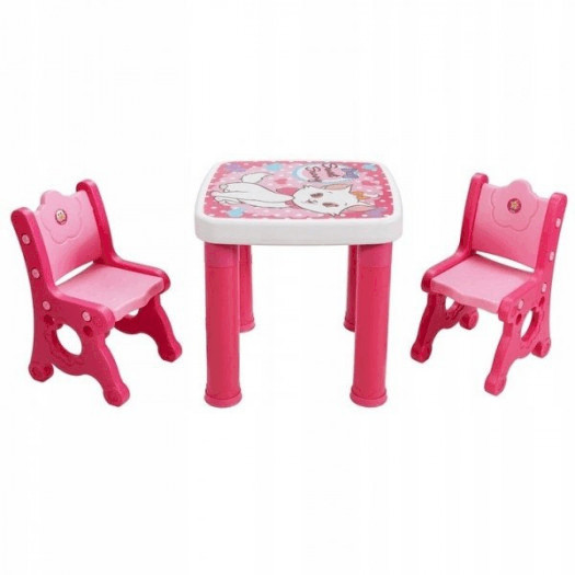 Stolik i 2 krzesła dla dzieci zestaw 