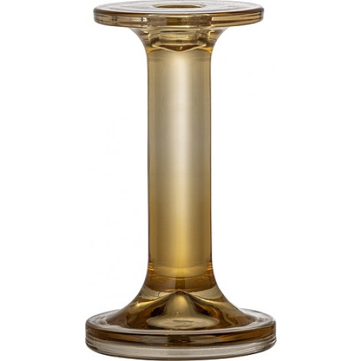 świecznik na klasyczną świecę jamey 16 cm szklany