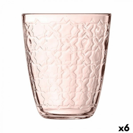 szklanka/kieliszek Luminarc Concepto Riad Różowy Szkło (310 ml) (6 Sztuk)