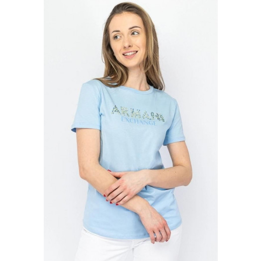 
T-shirt damski Armani Exchange 3DYT13 YJ8QZ 15DD niebieski
