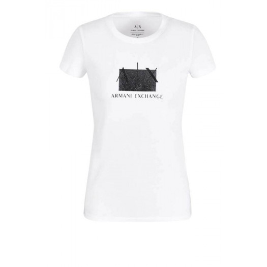 
T-shirt damski Armani Exchange 3DYT51 YJETZ biały
