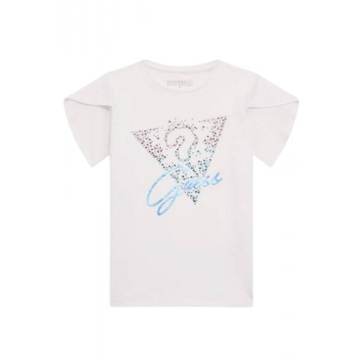 
T-shirt dziecięcy Guess J4GI02 K6YW4 G011 biały
