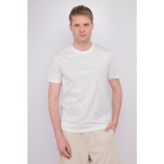 
T-shirt męski Armani Exchange 3DZTBF ZJ3VZ biały
