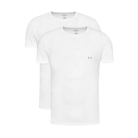 
T-shirt męski Armani Exchange 956005 CC282 04710 biały 2 pack
