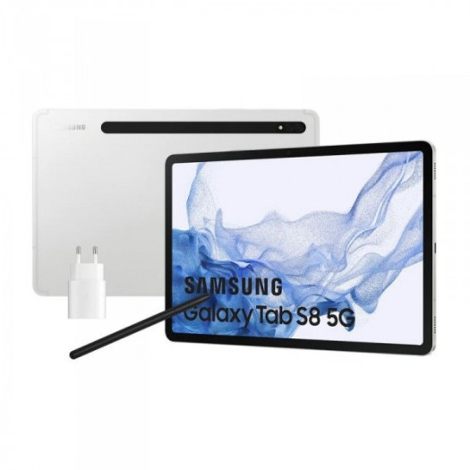Tablet Samsung Galaxy Tab S8 5G Srebrzysty 8 GB 128 GB 8 GB RAM