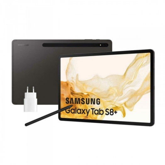 Tablet Samsung Galaxy Tab S8 Plus 5G Czarny Szary 8 GB 128 GB 8 GB RAM