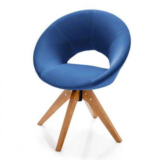Tapicerowane krzesło obrotowe 67,5 x 55,5 x 82,5 cm