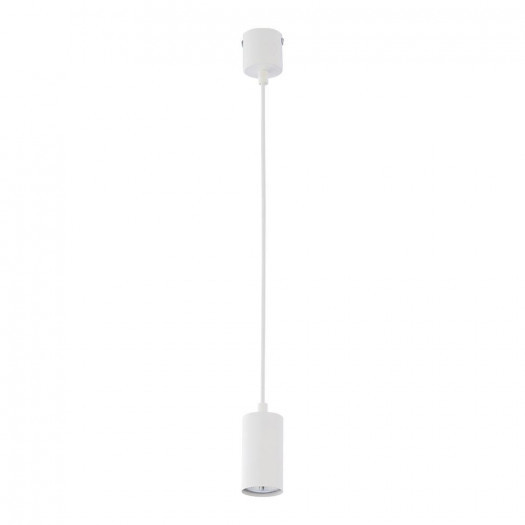 Tk lighting 4420 logan white 1x10w lampa wisząca biała