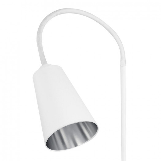 Tk lighting 5166 wire silver 1x15w lampa podłogowa biały/srebrny