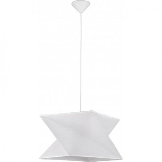 tk lighting lampa wisząca nowoczesna origami 1591 1x60w biały