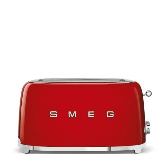 toster na 4 kromki smeg czerwony (tsf02rdeu) --- oficjalny sklep smeg