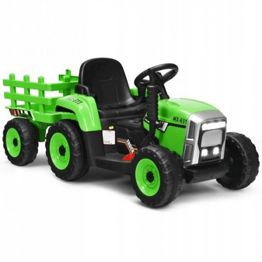 Traktor elektryczny z przyczepką dla dzieci
