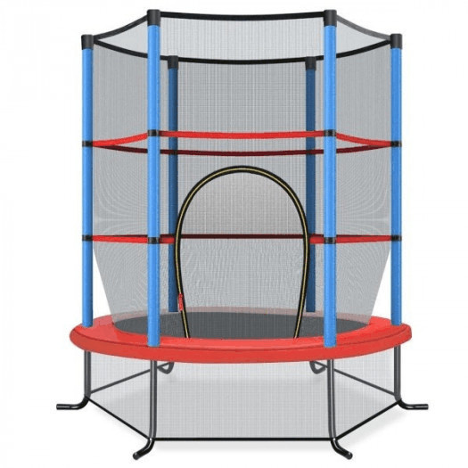 trampolina dla dzieci z siatką i klapą 165 x 165 x 161 cm