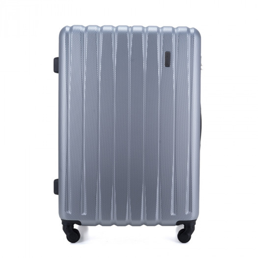 walizka podróżna średnia m 22' stl902 srebrna