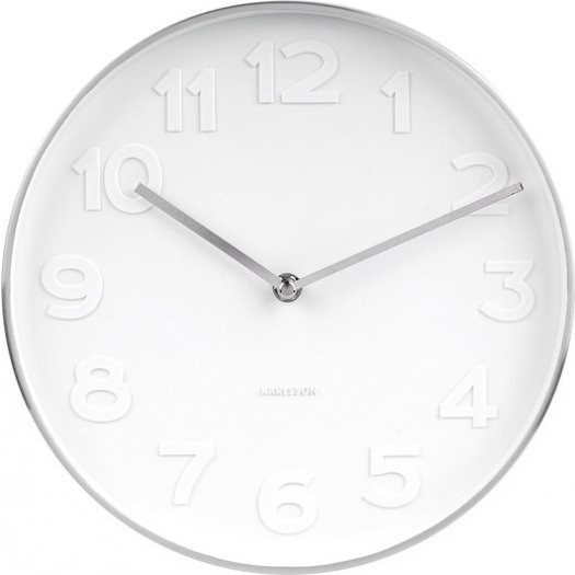 Zegar ścienny mr. white numbers 27,5 cm