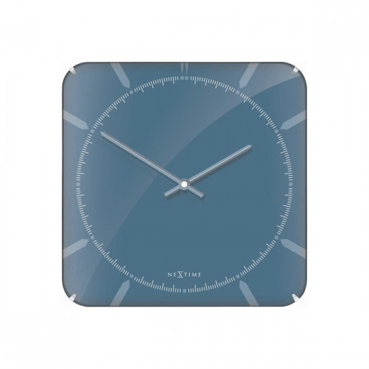 
zegar ścienny (niebieski) michael square dome nextime
