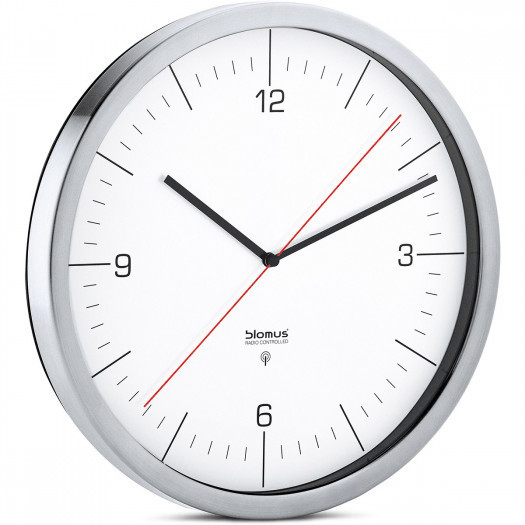 Zegar ścienny sterowany radiowo blomus crono biały (b65436)