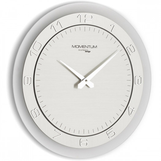 Zegar ścienny szklany momentum 45 cm incantesimo design (136 m)