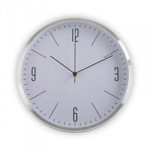 Zegar Ścienny Versa Aluminium (4,3 x 30 x 30 cm)