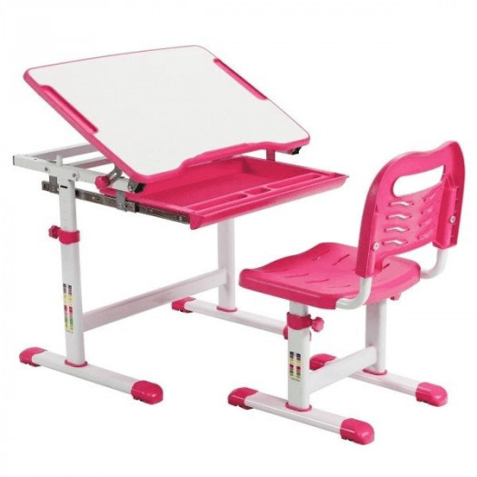 zestaw biurko i krzesło dla dzieci z regulacją
