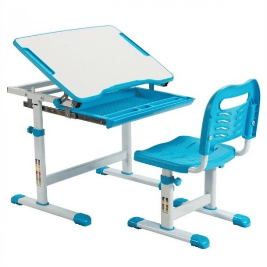 zestaw biurko i krzesło dla dzieci z regulacją