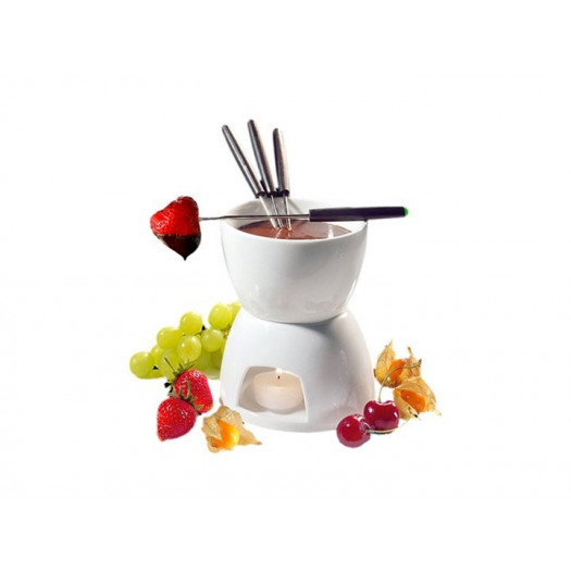 
Zestaw do fondue czekoladowego (biały) Cilio
