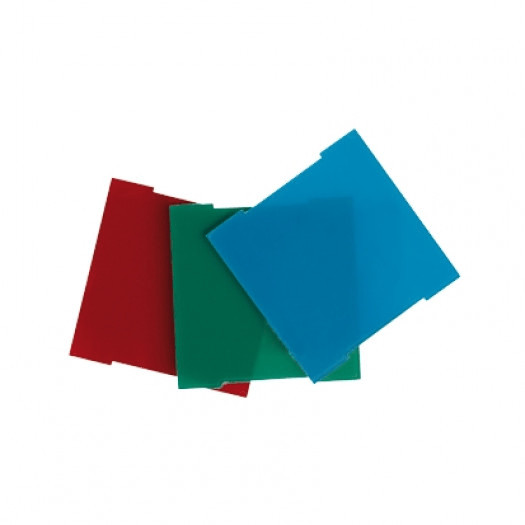 zestaw filtrów (czerwony, zielony, niebieski) do pokrywy modułu świecącego:75370-39