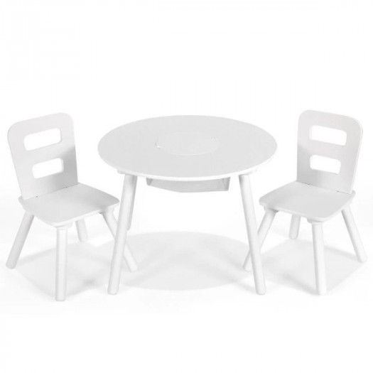 zestaw mebli dla dzieci stół i 2 krzesła