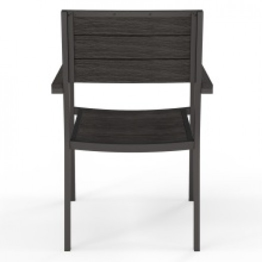 Zestaw ogrodowy Orrios stół rozkładany 225-295cm + 10 krzeseł, aluminiowy, czarny, polywood