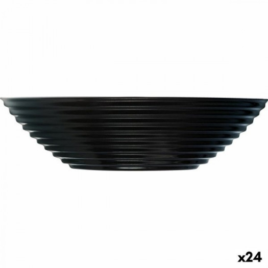 Zlewnia Luminarc Harena Zupa 20 cm Czarny Szkło (24 Sztuk)
